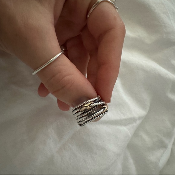 David Yurman double crossover ring 6.5 - Picture 3 of 4